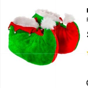 Elf slippers one size up to 12 in mens